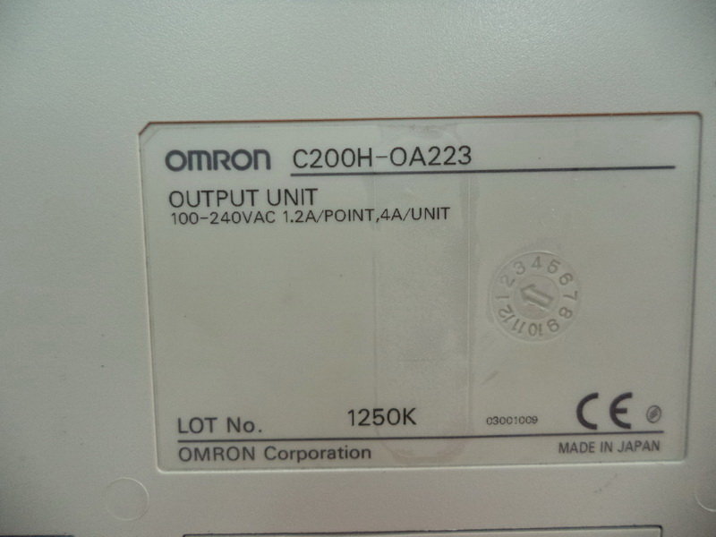 OMRON C200H-OA223 - PLC DCS SERVO Control MOTOR POWER SUPPLY IPC ROBOT